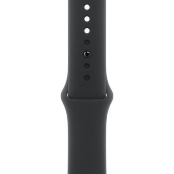 Apple Watch Series 11, 42 mm, Space Gray Aluminum Black Sport Band M/L